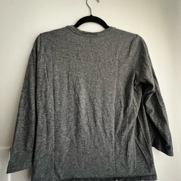 Polo Ralph Lauren Sport L basic long sleeve grey crewneck - Picture 4 of 4